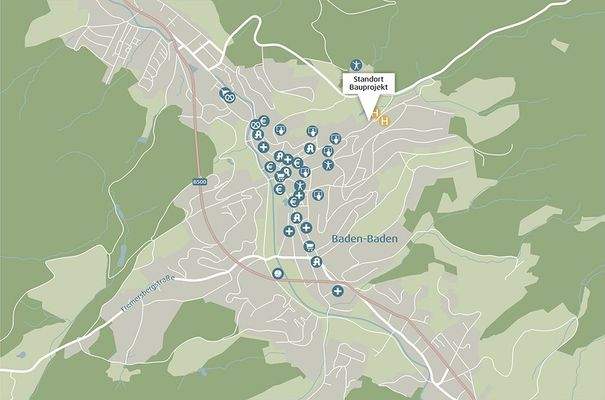 Stadtplan Baden-Baden