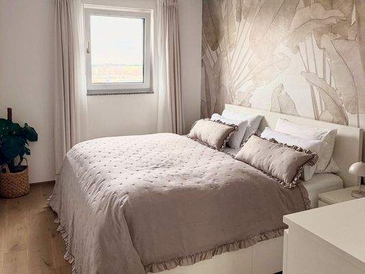 Schlafen mit Blick in die Bäume