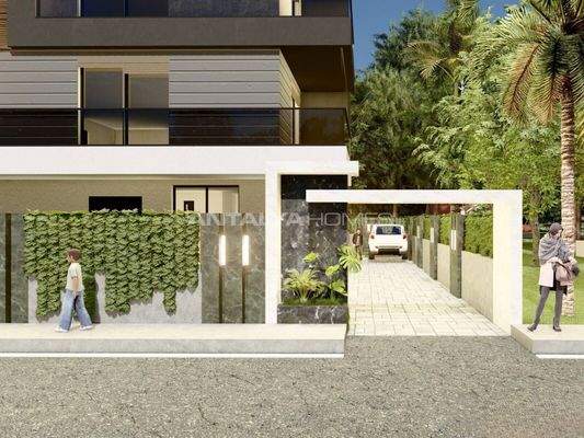 Newly-Built Flats in a Complex in Muratpasa Antalya