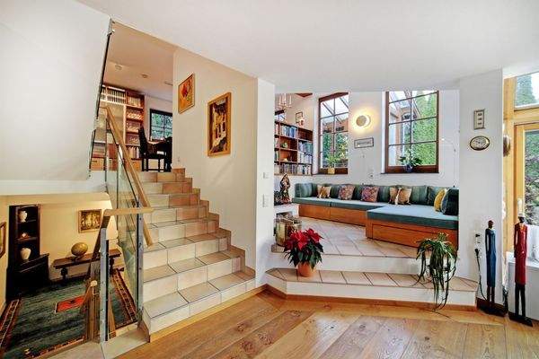 Blick zum Loungebereich