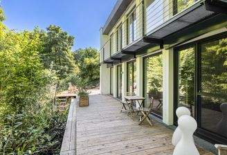 Terrasse mit Blick ins Grüne