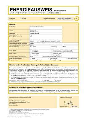 Energieausweis Seite 1