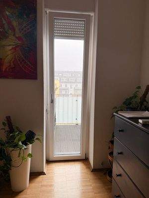 Balkonblick in Wohnung