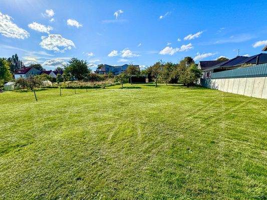 Das große Grundstück inmitten der Stadt