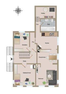 Grundriss - Erdgeschoss