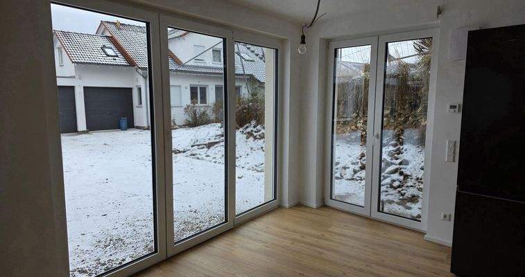 Blick aus dem Essbereich