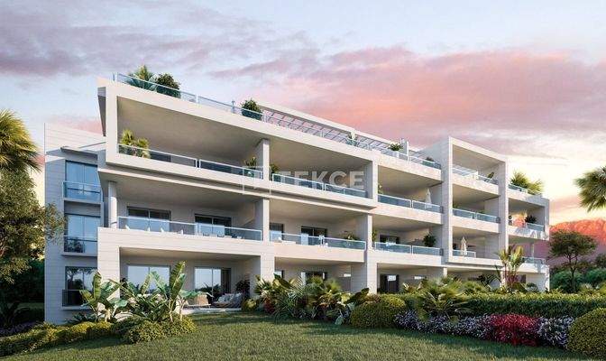 Stylish Design Golf Apartments Near the Beach in Mijas