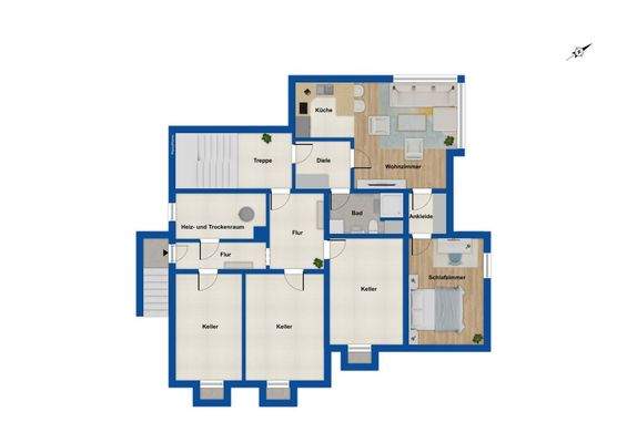 Grundriss Untergeschoss