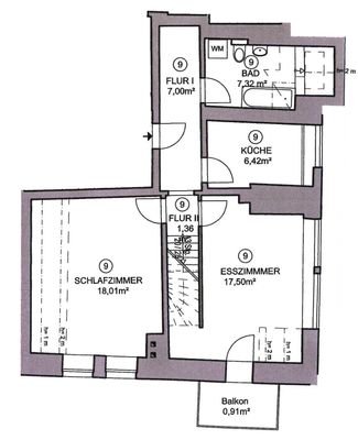 Grundriss 1. Dachgeschoss