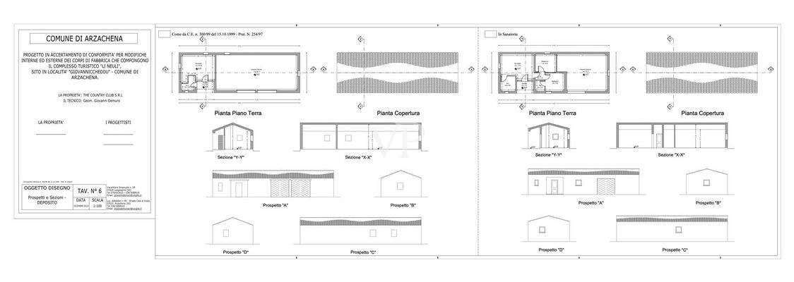 Tav 6_11 - Piante, Prospetti e Sezioni - DEPOSITO