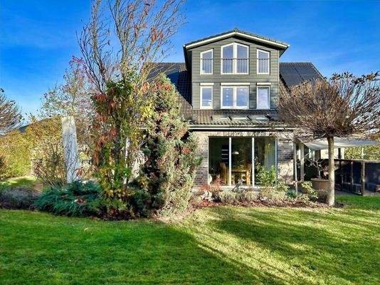 Rückwärtige Hausansicht