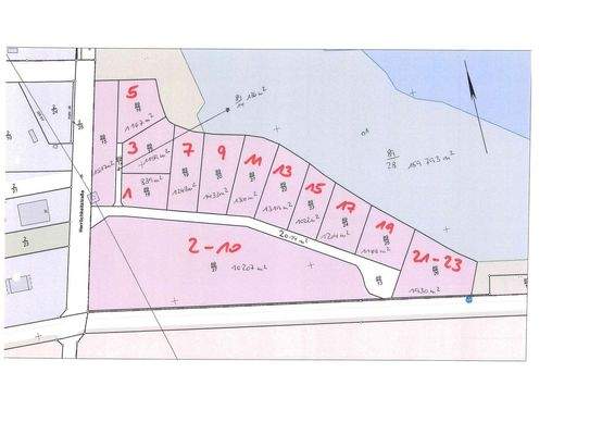 Lageskizze Baugebiet Kreidesee