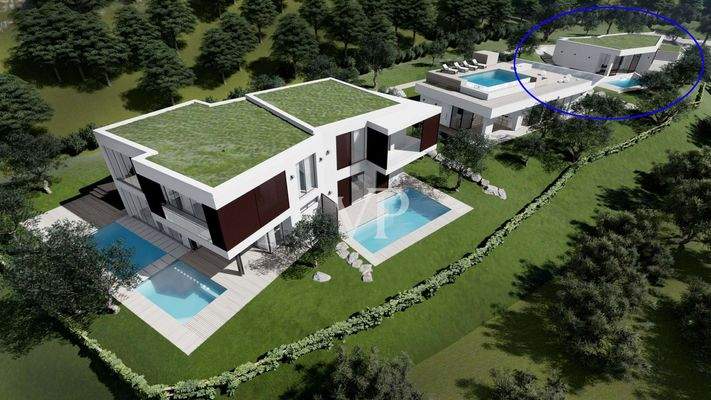  Überblick der 4 Villen : Panorama delle 4 Ville