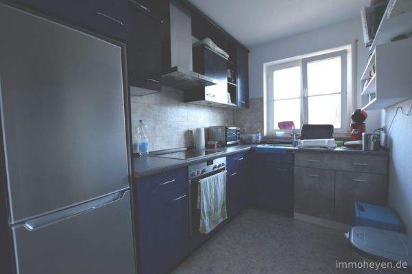 Küche der 2-Zimmer-Wohnung im 1. Obergeschoss