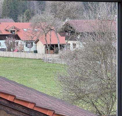 Blick aus dem Schlafzimmer
