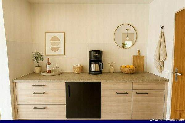 frdl. Kochbereich - möbliert durch KI