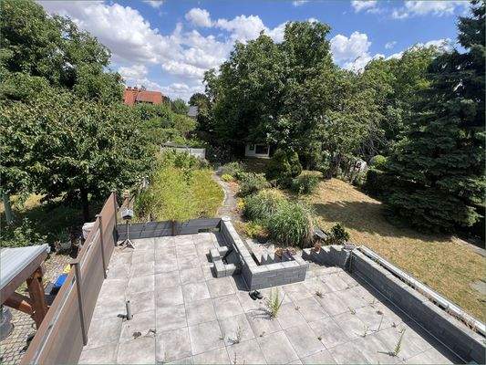 Blick auf den Garten