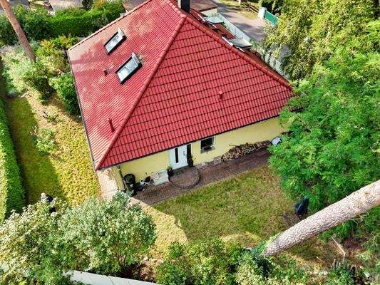 Vorderansicht von oben