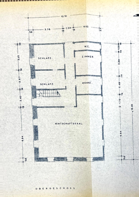 Grundriss OG vor Umbau