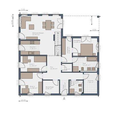 Grundriss Erdgeschoss