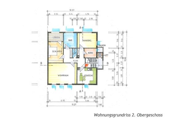 Wohnungsgrundriss