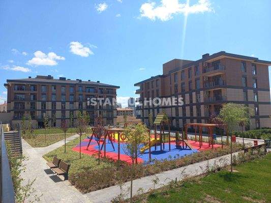 The Apartments in a Complex with Pool in Basaksehir