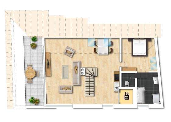 Grundriss Dachgeschoss