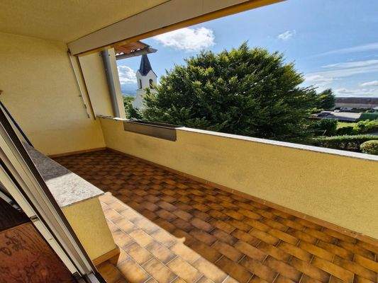 Loggia mit Beschattung