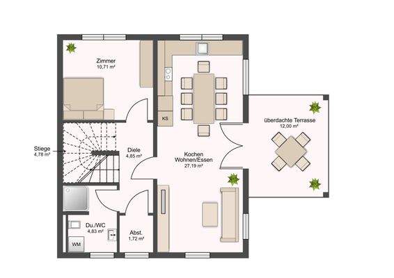 Grundriss Erdgeschoss