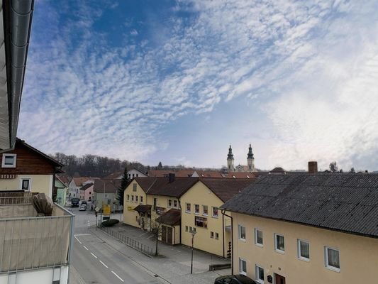 Ausblick vom Balkon