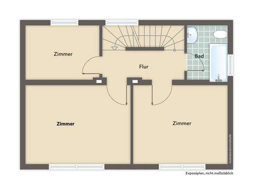 Grundriss Obergeschoss