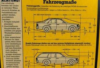 Fahrzeugmaße
