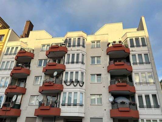 Fassade eines Wohngebäudes