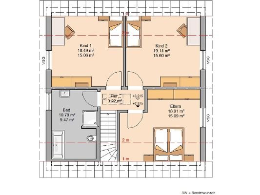 Grundriss Dachgeschoss