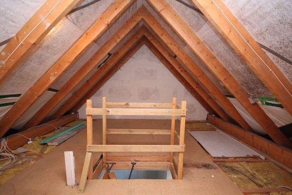 Spitzboden ausbaubar