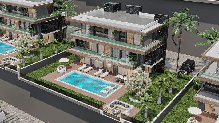 Chic Homes within Nature with Smart Home System in Alanya Antalya