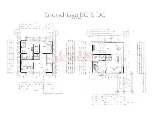 Grundrisse EG &amp; DG ID 2054