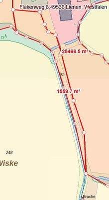 Flurstück 91 Tim Online 1.631 m²