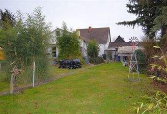 Rückansicht vom Garten