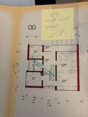 Plan OG (wurde nicht gebaut)