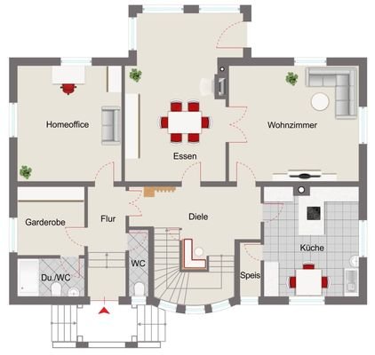 Grundriss Erdgeschoss