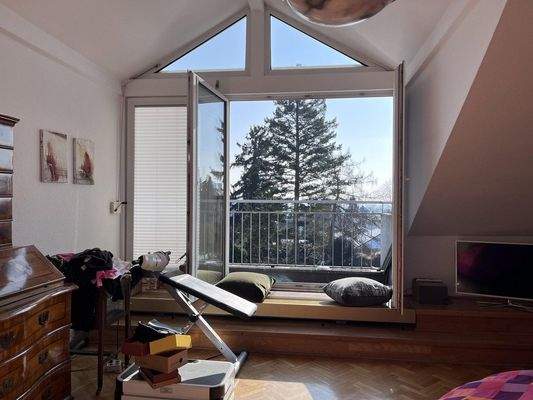 Ausblick Schlafzimmer