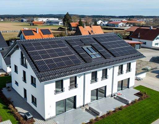 Ansicht mit visualisiertem Garten