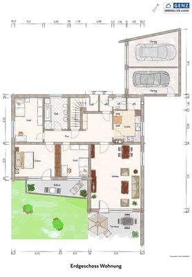 Grundriss Erdgeschosswohnung