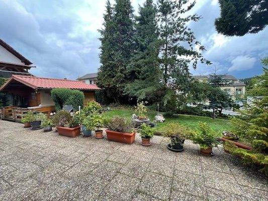 Garten und Gartenhaus