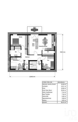 Grundriss Obergeschoss