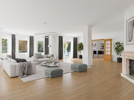 Wohnzimmer Staging