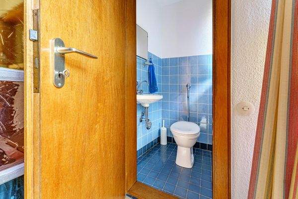 Funktionelles Gäste WC im EG.