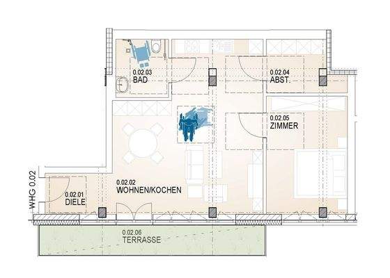 Grundriss FM EG - WNG 2