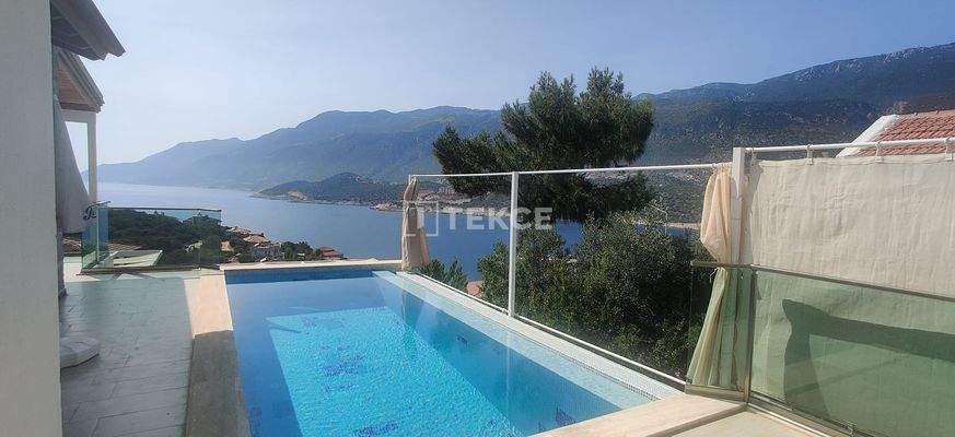Furnished 2-Bedroom Villas for Investment in Antalya Kaş